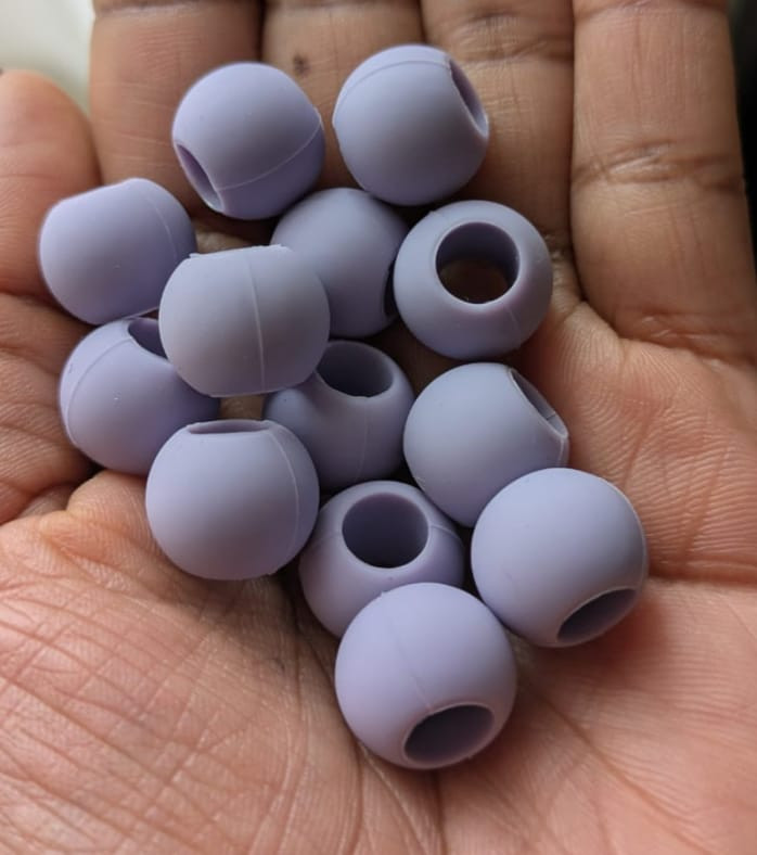24 Light Purple Beads